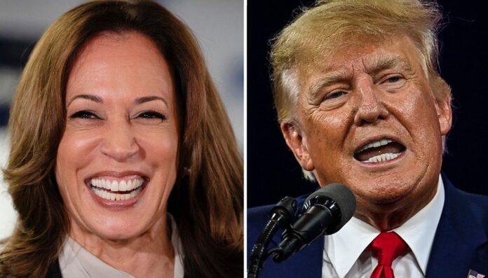 montagem-kamala-e-trump